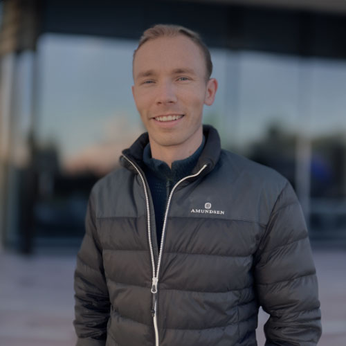 jostein nyquist, leder for e-commerce manager teamet til maksimer