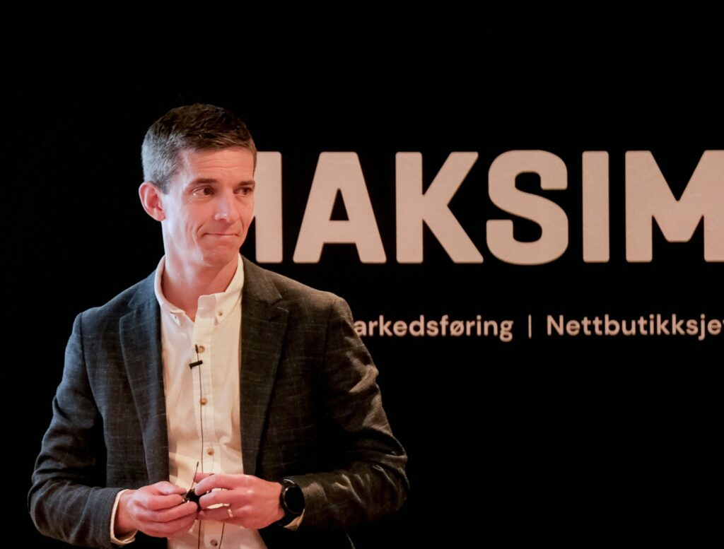 Portrett av Nils-Fredrik Winther-Kaland, daglig leder i Maksimer