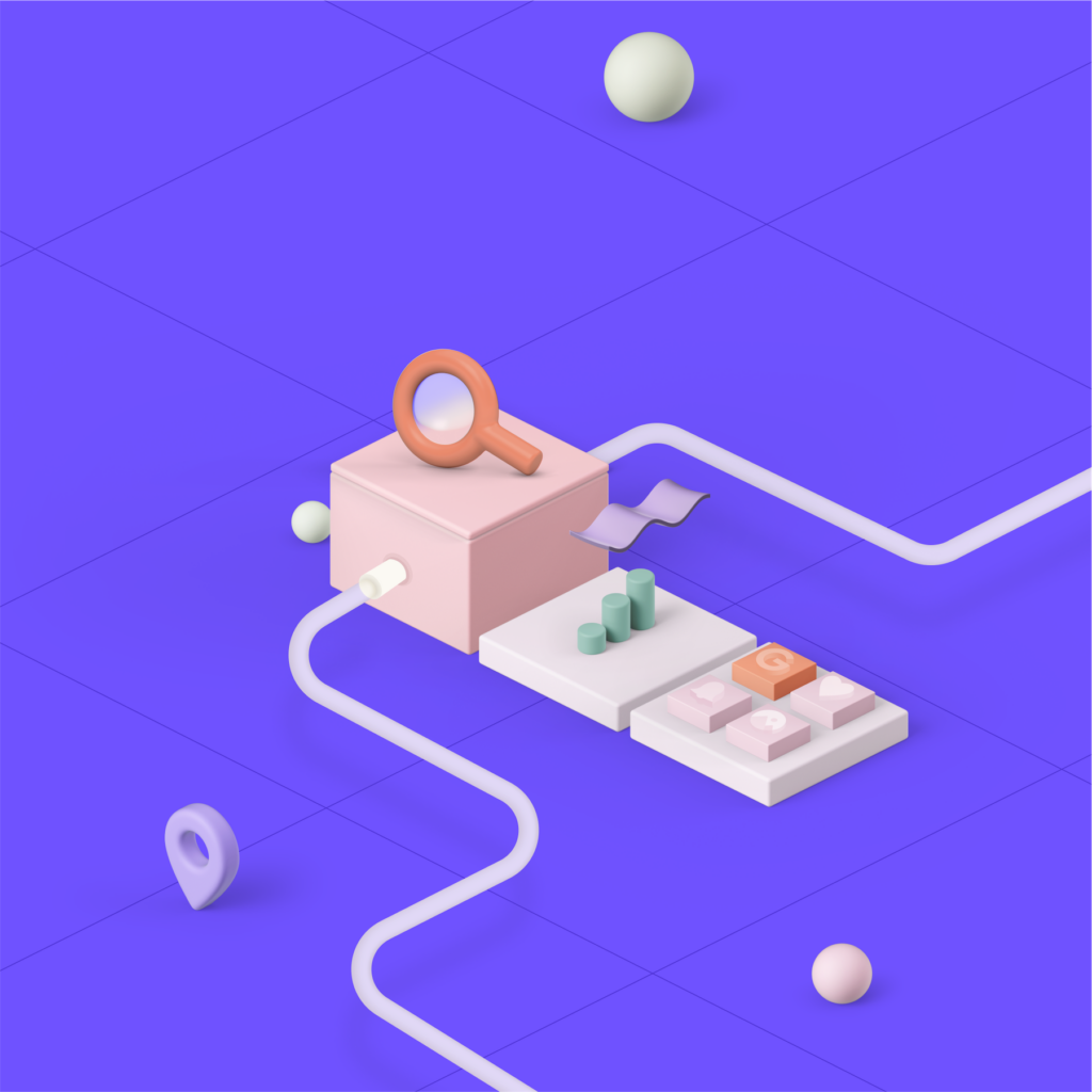 marketing seo 3d illustration